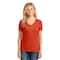 Port & Company® Brights Core Cotton V-Neck Ladies T-Shirt